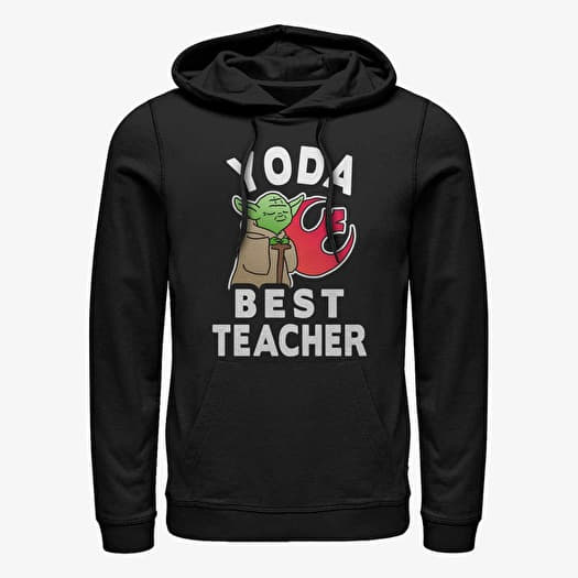 Sweatshirt Merch Star Wars: Clone Wars - Yoda Teacher Unisex Hoodie Black