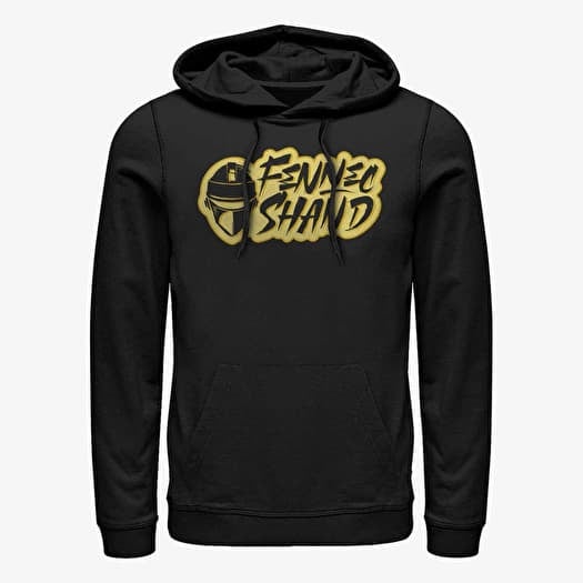 Sweatshirt Merch Star Wars Book of Boba Fett - Fennec Shand Text Logo Unisex Hoodie Black