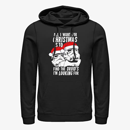 Sweatshirt Merch Star Wars: Classic - DROIDS IM LOOKING FOR Unisex Hoodie Black