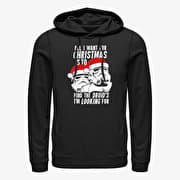 Merch Star Wars: Classic - DROIDS IM LOOKING FOR Unisex Hoodie Black