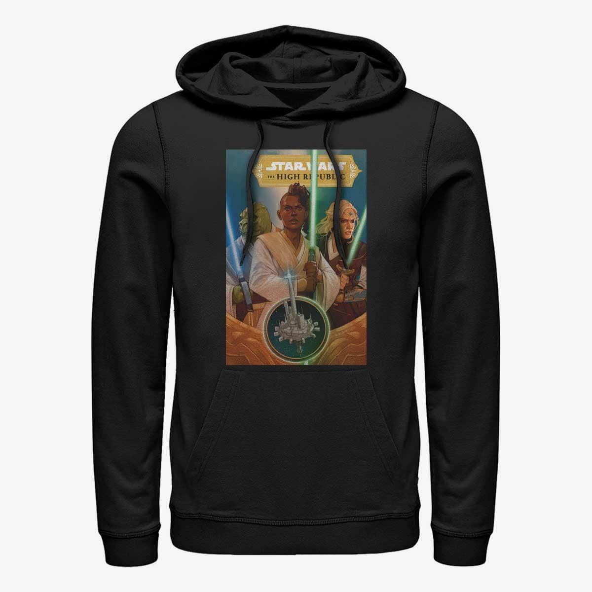 Sweatshirts Merch Star Wars: High Republic - Hero Cover Unisex Hoodie Black