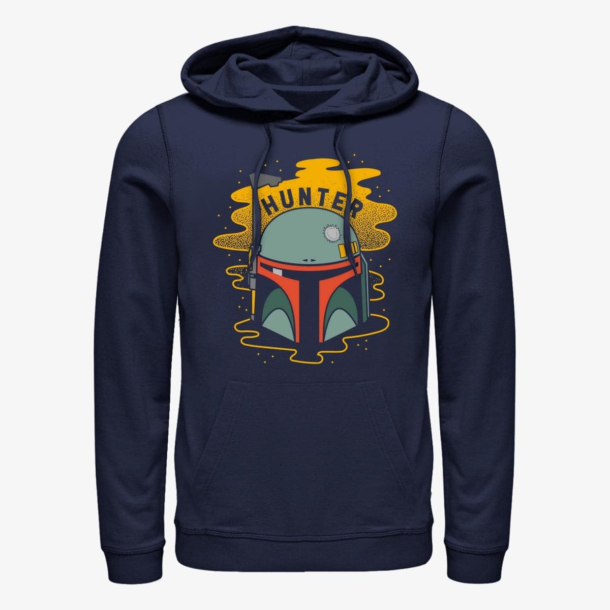 Mikiny Merch Star Wars: Classic - HUNTER Unisex Hoodie Navy Blue