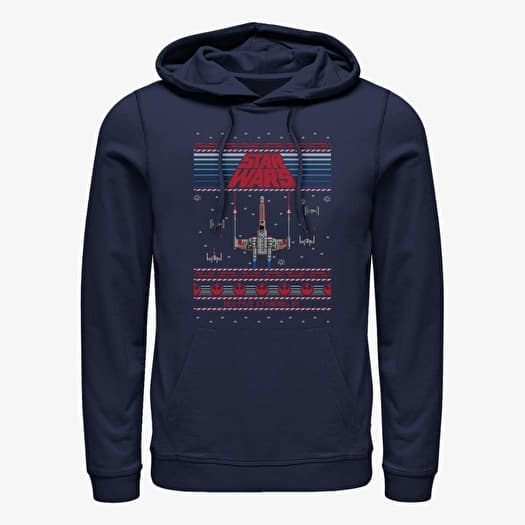 Majica Merch Star Wars: Classic - Red Five Standing Too Unisex Hoodie Navy Blue