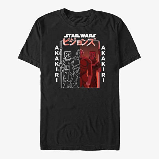 Tričko Merch Star Wars: Visions - Akakiri And Guards Unisex T-Shirt Black