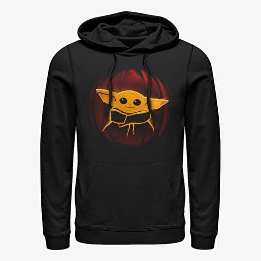 Sweatshirt Merch Star Wars: The Mandalorian - Pumpkin Child Unisex Hoodie Black