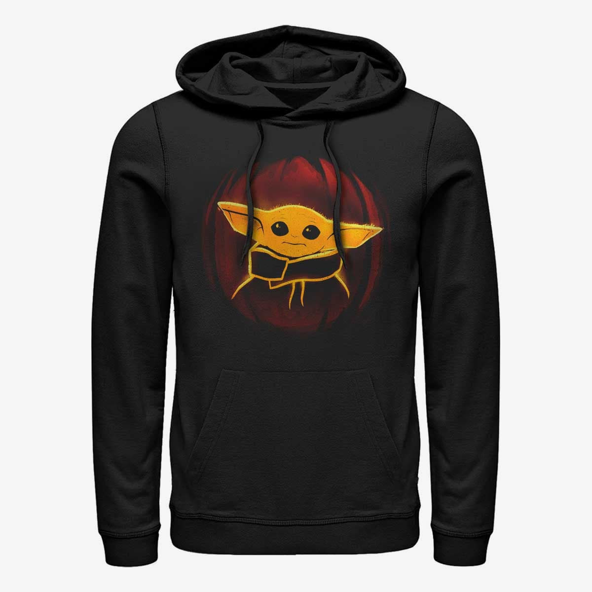 Толстовки та реглани Merch Star Wars: The Mandalorian - Pumpkin Child Unisex Hoodie Black