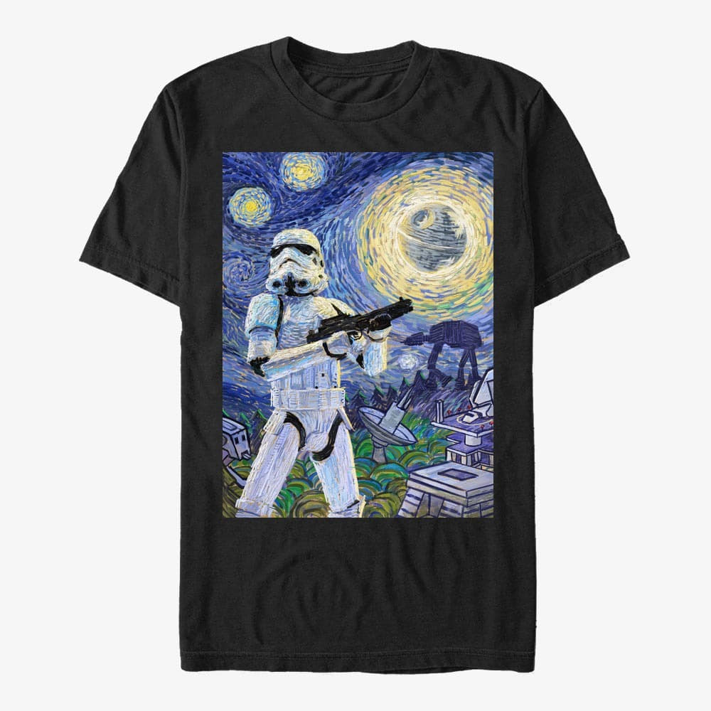Тениски Merch Star Wars: Classic - Stormy Night Unisex T-Shirt Black