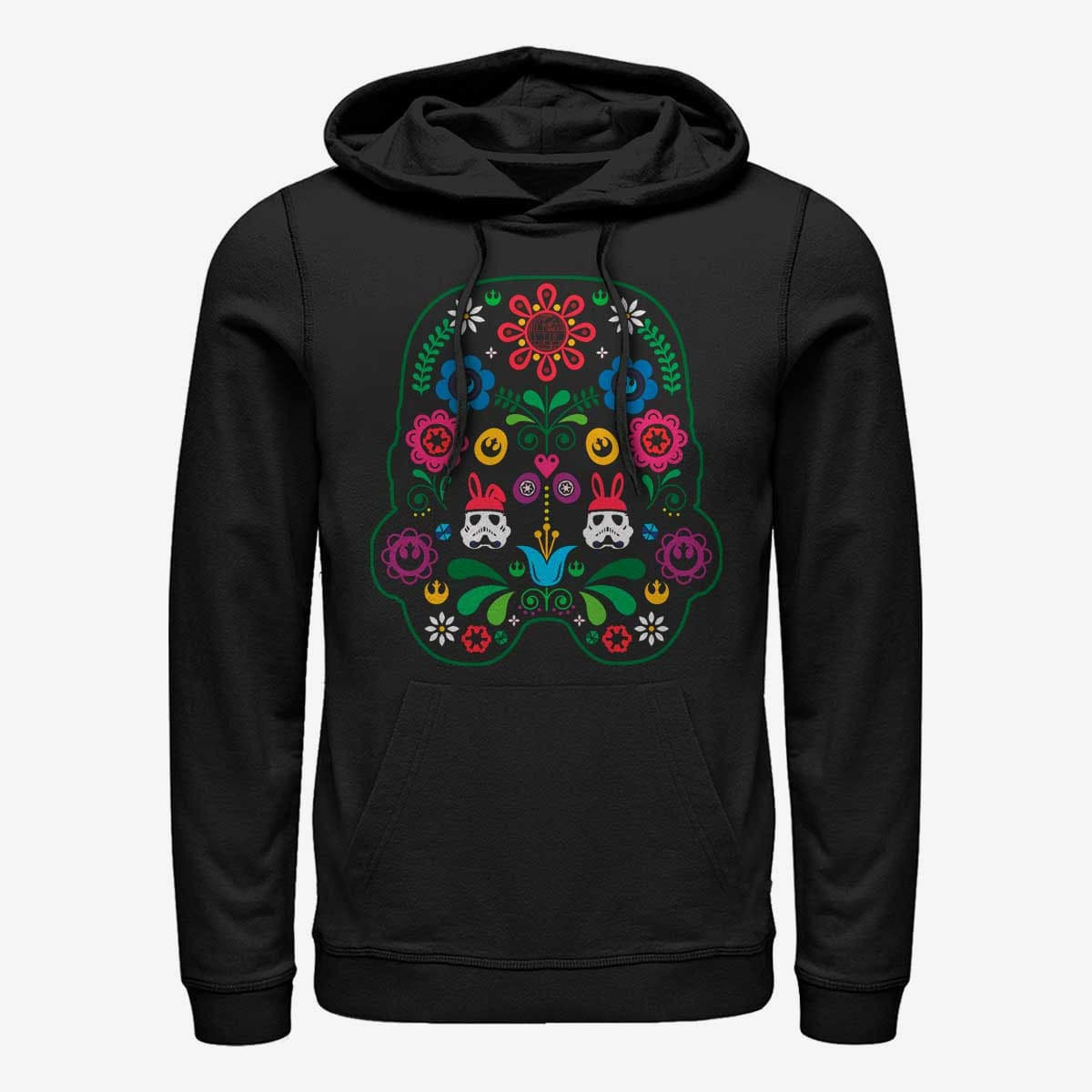 Толстовки та реглани Merch Star Wars: Classic - Trooper Rosemaling Unisex Hoodie Black