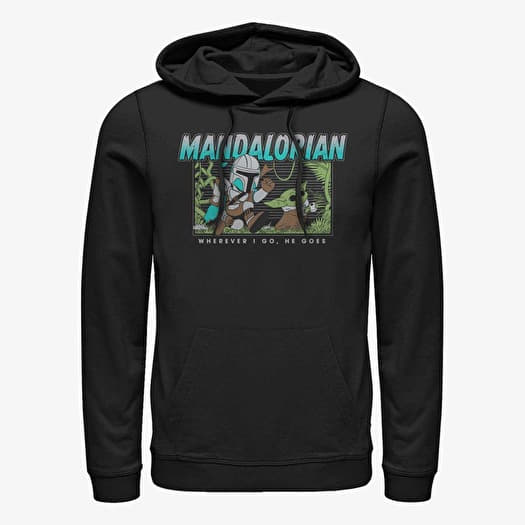 Merch Star Wars: The Mandalorian - Ball Chase Unisex Hoodie Black