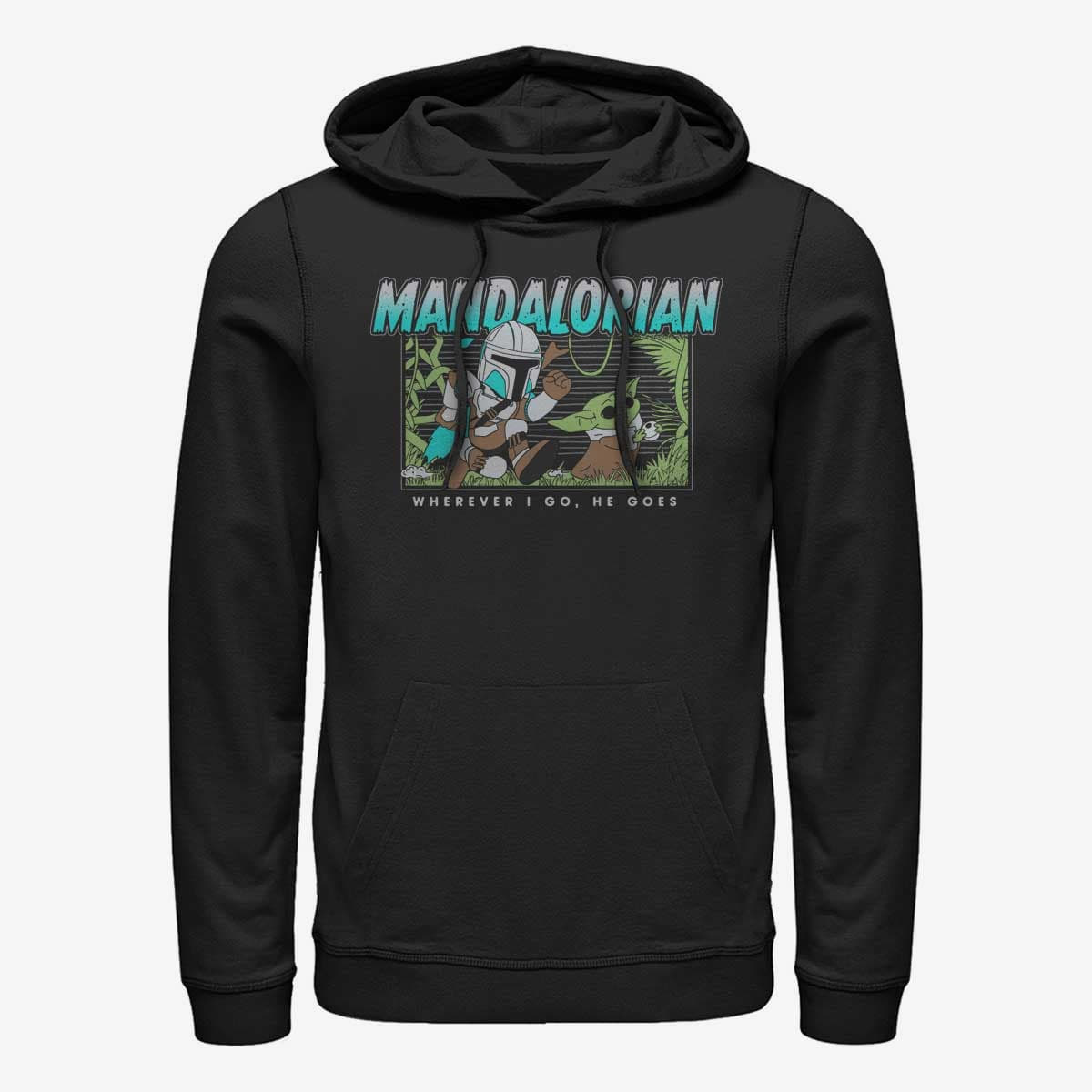 Felpe Merch Star Wars: The Mandalorian - Ball Chase Unisex Hoodie Black