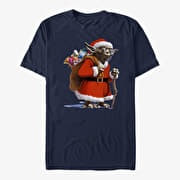 Merch Star Wars: Classic - Santa Yoda Unisex T-Shirt Navy Blue