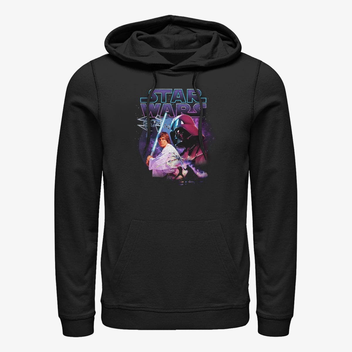 Mikiny Merch Star Wars: Classic - Father Son Unisex Hoodie Black