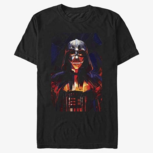 T-shirt Merch Star Wars Obi-Wan - Vader Paint Unisex T-Shirt Black