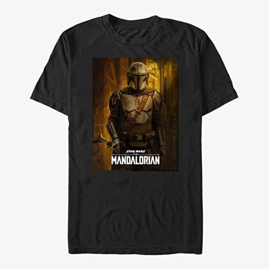 Merch Star Wars: The Mandalorian - The Mandalorian Poster Unisex T-Shirt Black