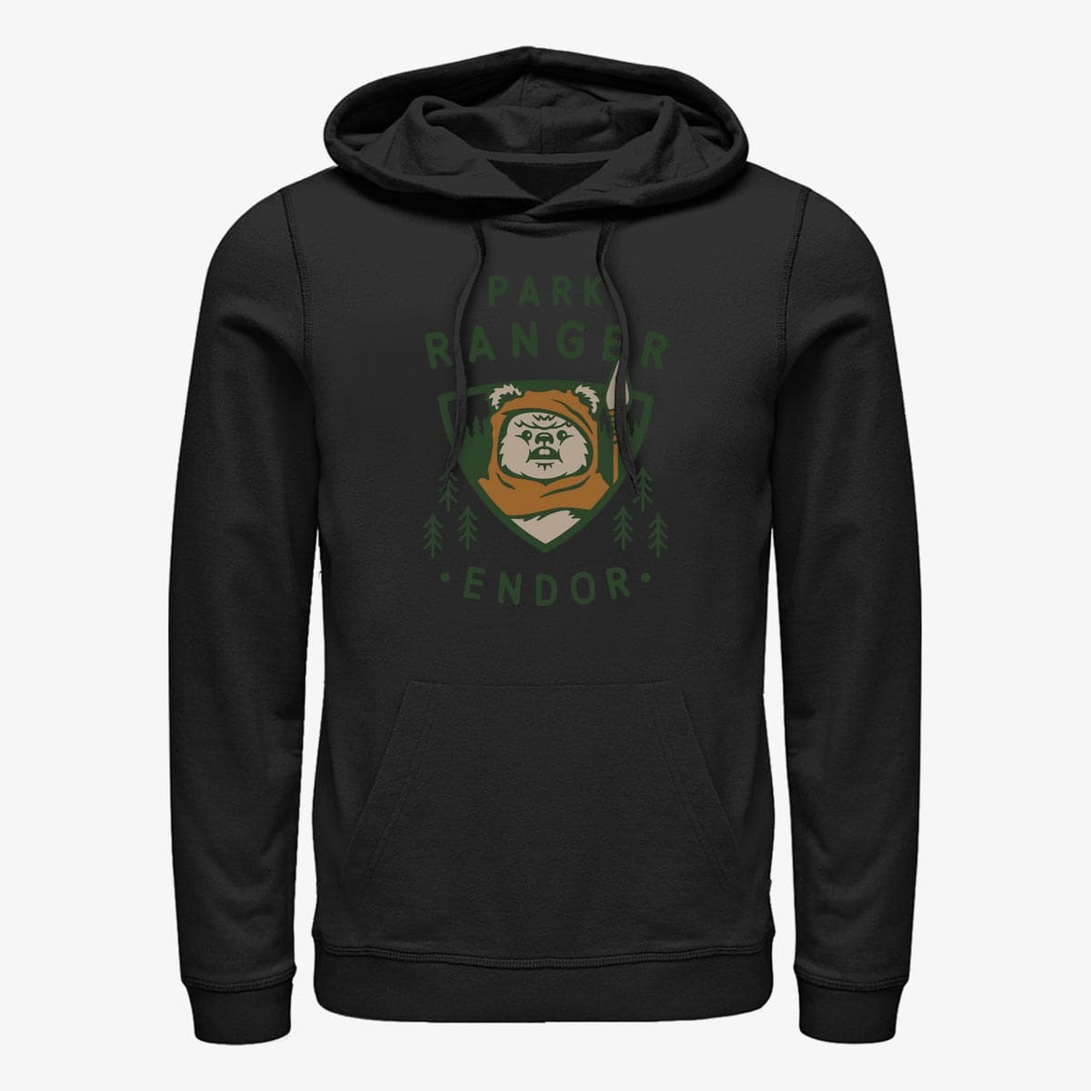 Толстовки та реглани Merch Star Wars: The Mandalorian - Park Ranger Unisex Hoodie Black