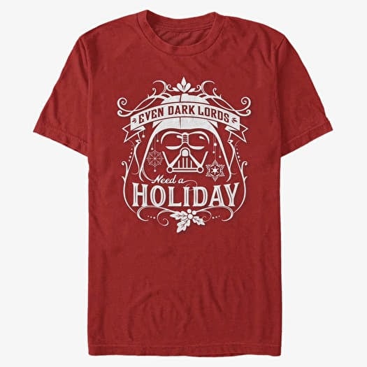 T-shirt Merch Star Wars: Classic - Holiday Sith Unisex T-Shirt Red