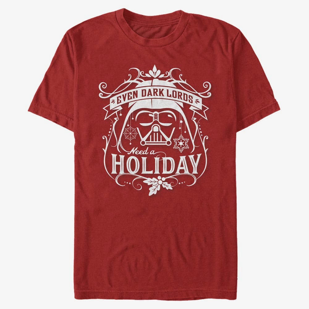 Тениски Merch Star Wars: Classic - Holiday Sith Unisex T-Shirt Red