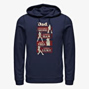 Merch Star Wars: Classic - DAD IS Unisex Hoodie Navy Blue