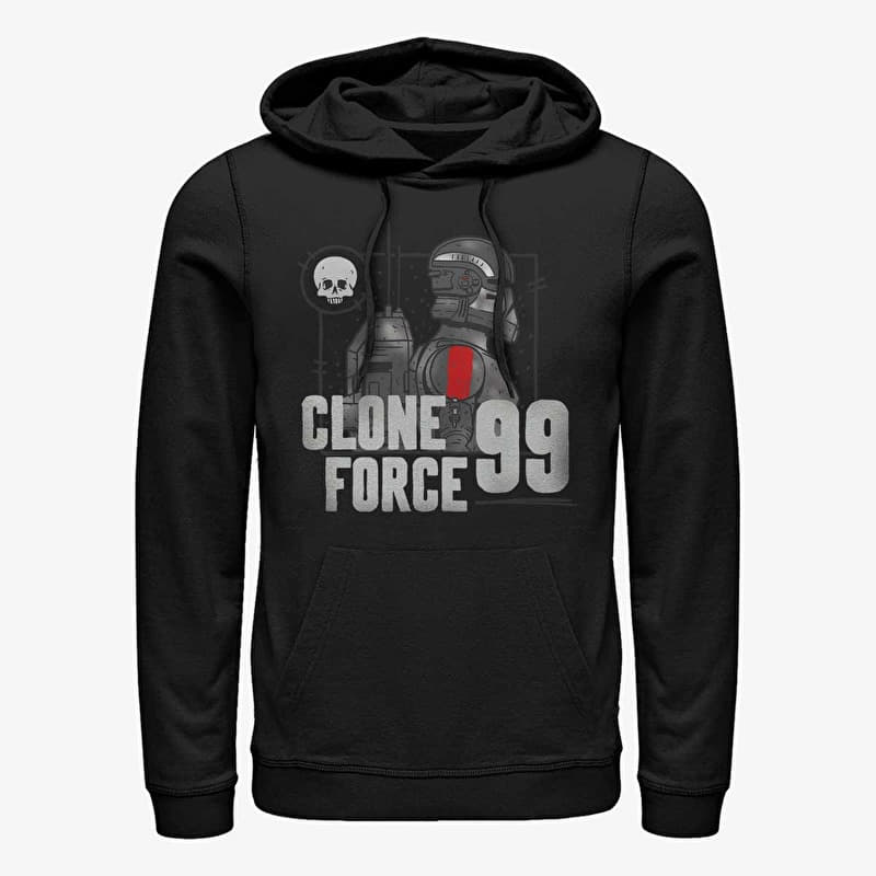 Mikina Merch Star Wars: The Bad Batch - Clone Force Unisex Hoodie Black