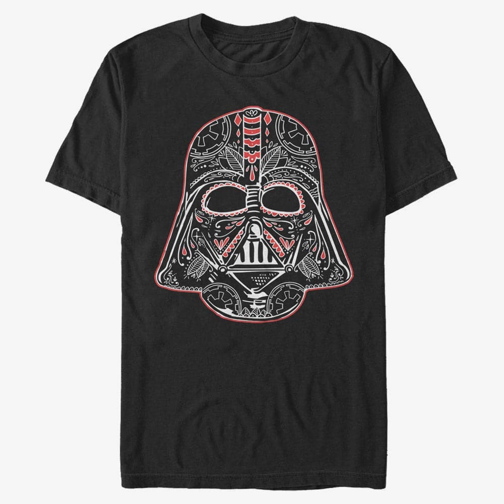 Тениски Merch Star Wars: Classic - Sugar Skull Vader Unisex T-Shirt Black