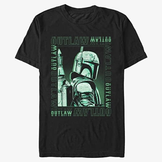 T-shirt Merch Star Wars Book of Boba Fett - Punk Outlaw Unisex T-Shirt Black