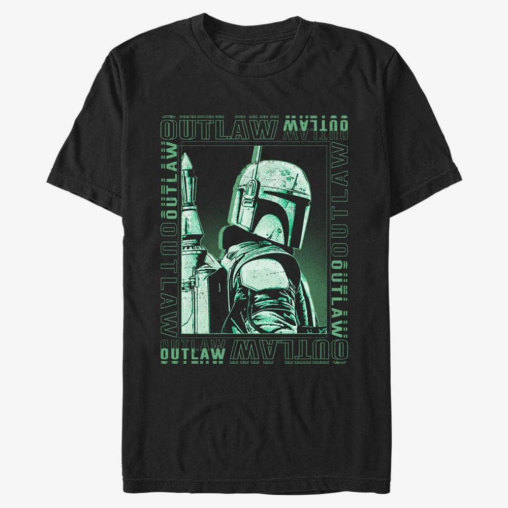 T-shirts Merch Star Wars Book of Boba Fett - Punk Outlaw Unisex T-Shirt Black