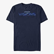 Merch Star Wars: Visions - Blue STVision Logo Unisex T-Shirt Navy Blue