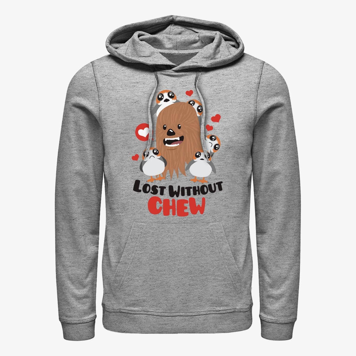 Felpe Merch Star Wars: The Force Awakens - Without Chew Unisex Hoodie Heather Grey