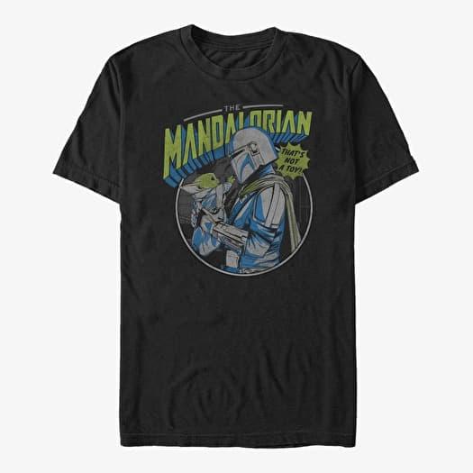 Merch Star Wars: The Mandalorian - Child Hold Unisex T-Shirt Black