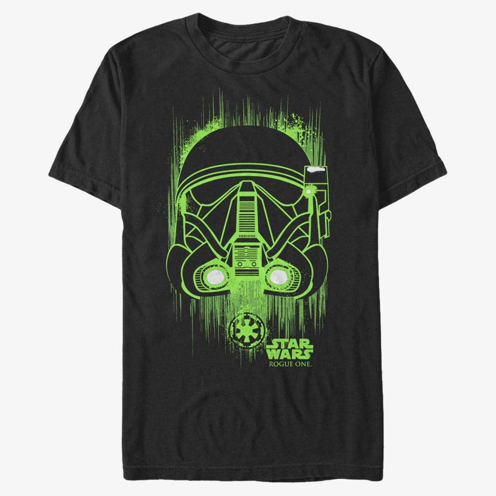 Тениски Merch Star Wars: Rogue One - Neon Lights Unisex T-Shirt Black
