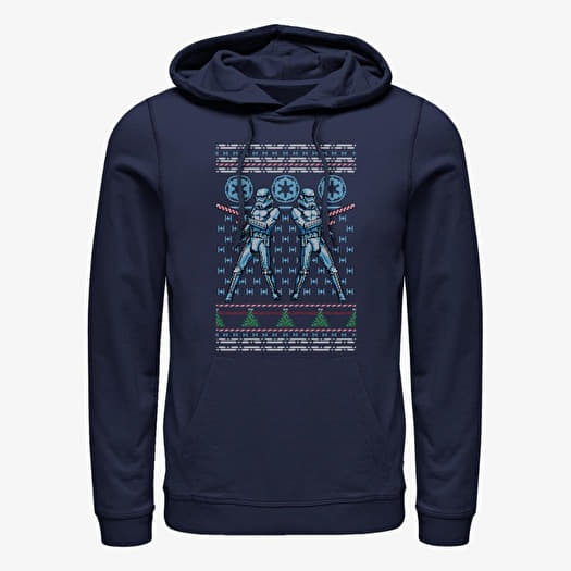 Džemperis Merch Star Wars: Classic - Troop Canes Unisex Hoodie Navy Blue
