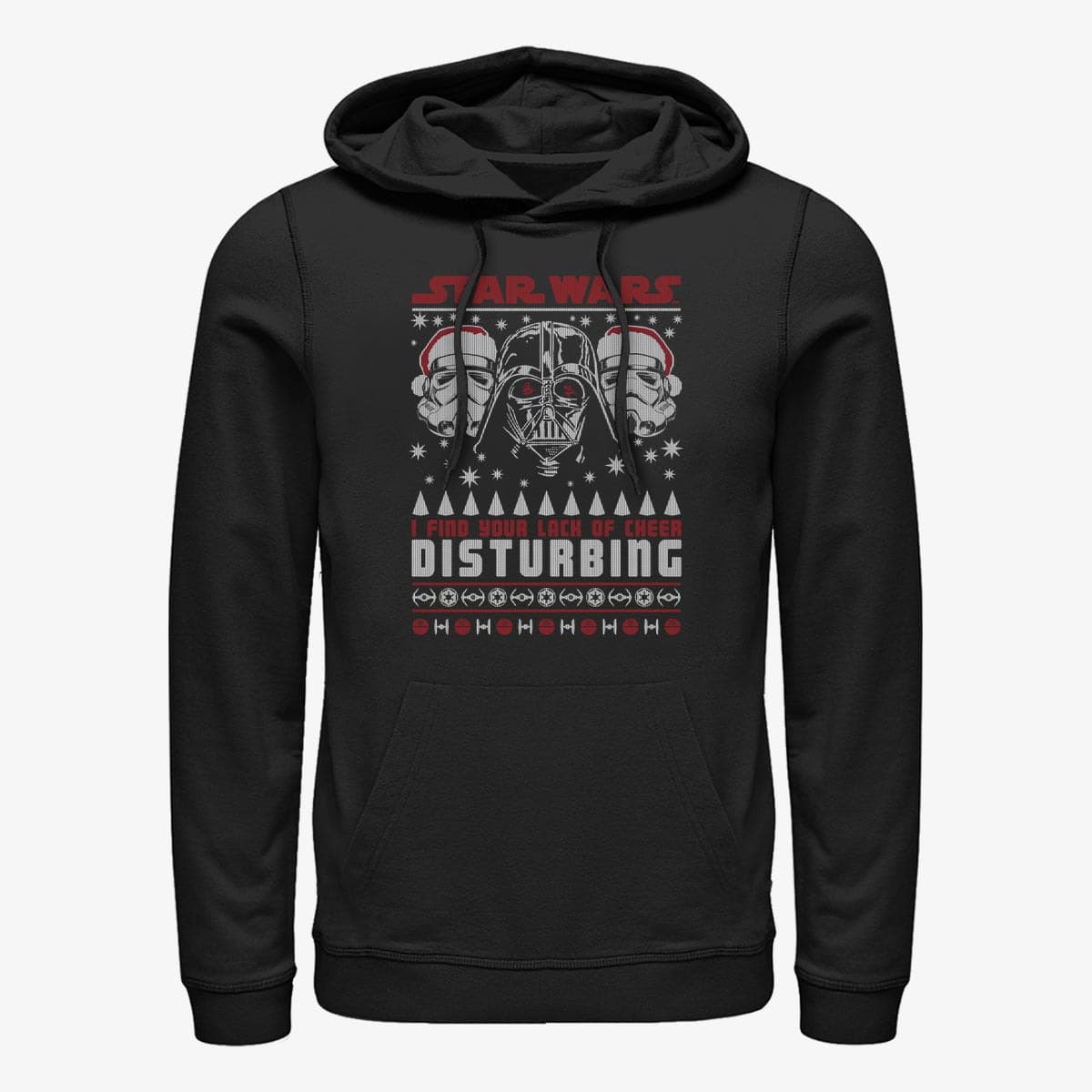 Суитчъри Merch Star Wars: Classic - Disturbing Sweater Unisex Hoodie Black