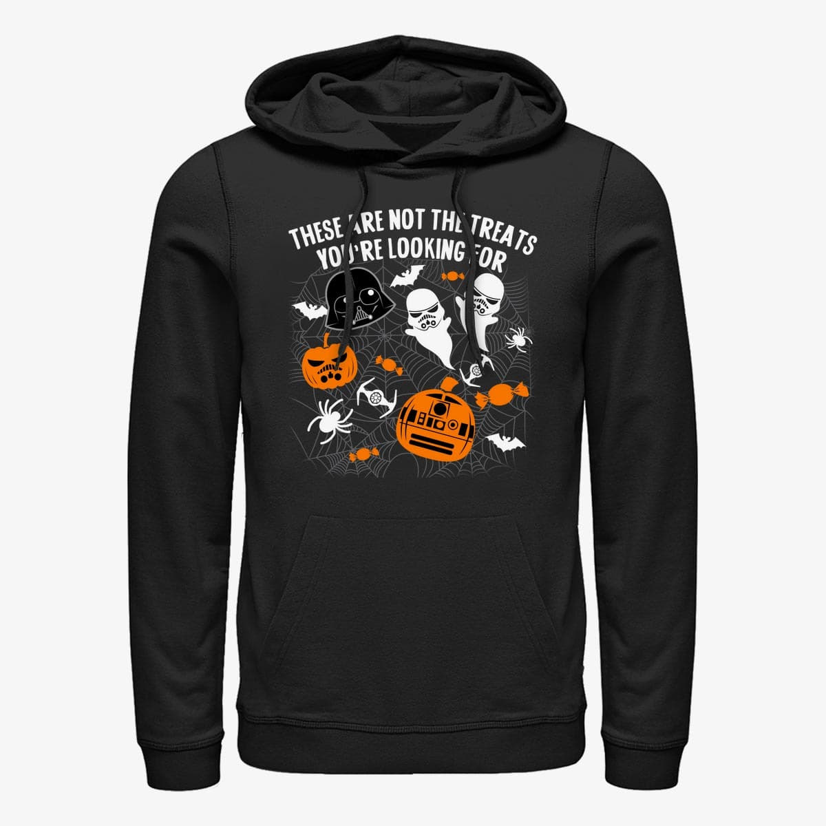 Mikiny Merch Star Wars - Not the Treats Unisex Hoodie Black