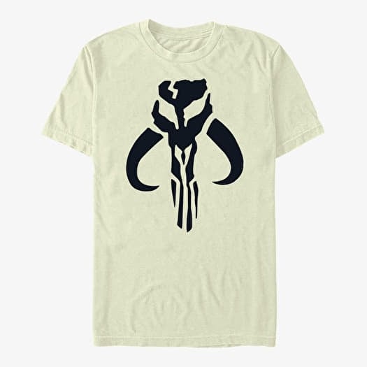 T-shirt Merch Star Wars: The Mandalorian - Simple Symbol Unisex T-Shirt Natural