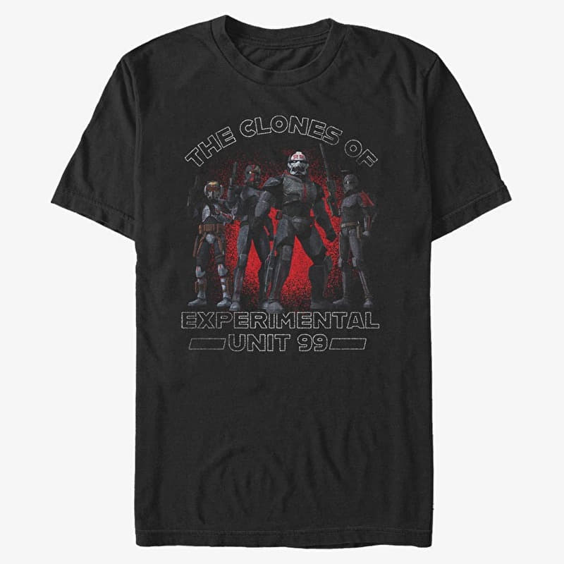 Merch Star Wars: The Bad Batch - Unit 99 Clones Unisex T-Shirt Black