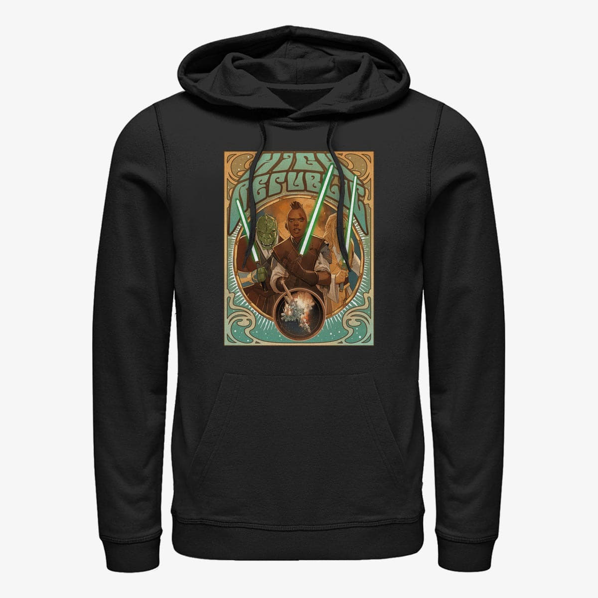 Суитчъри Merch Star Wars High Republic - High Republic Sabers Unisex Hoodie Black
