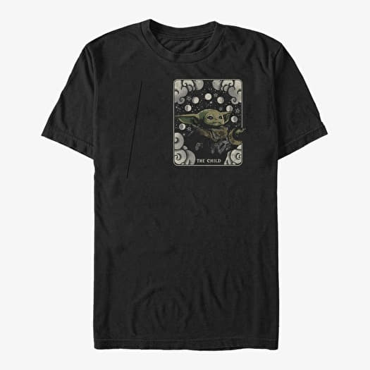 T-shirt Merch Star Wars: The Mandalorian - Child Card Unisex T-Shirt Black
