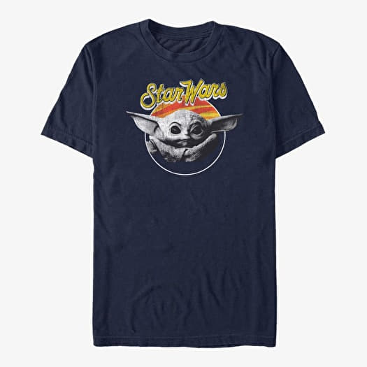 Maglietta Merch Star Wars: The Mandalorian - CHILD Unisex T-Shirt Navy Blue