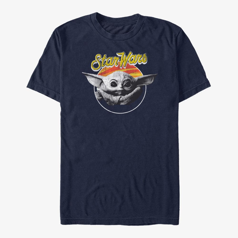 Тениски Merch Star Wars: The Mandalorian - CHILD Unisex T-Shirt Navy Blue