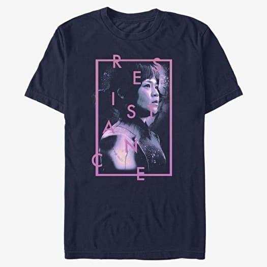 Merch Star Wars - Rose Resist Unisex T-Shirt Navy Blue
