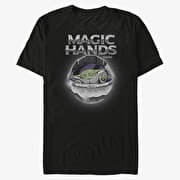 Merch Star Wars: The Mandalorian - MAGIC CHROME Unisex T-Shirt Black