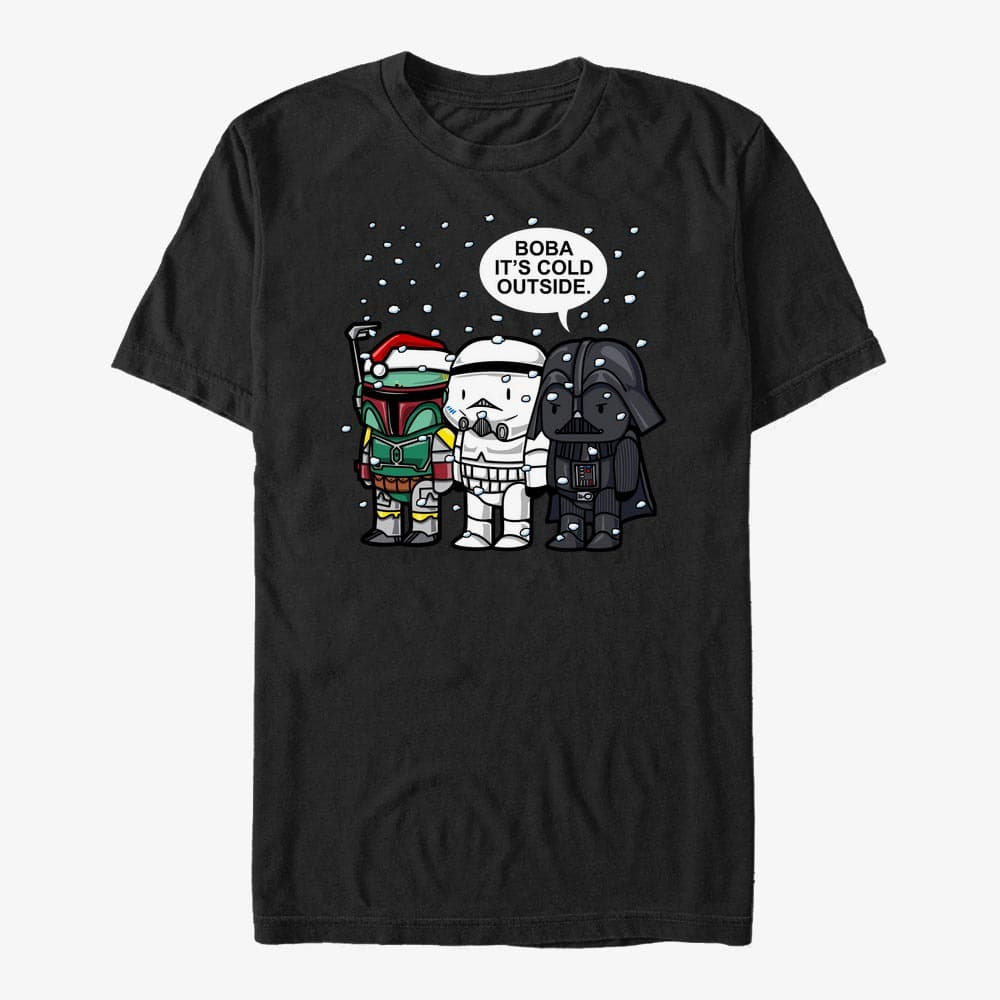 T-Shirts Merch Star Wars: Classic - Boba It's Cold Unisex T-Shirt Black