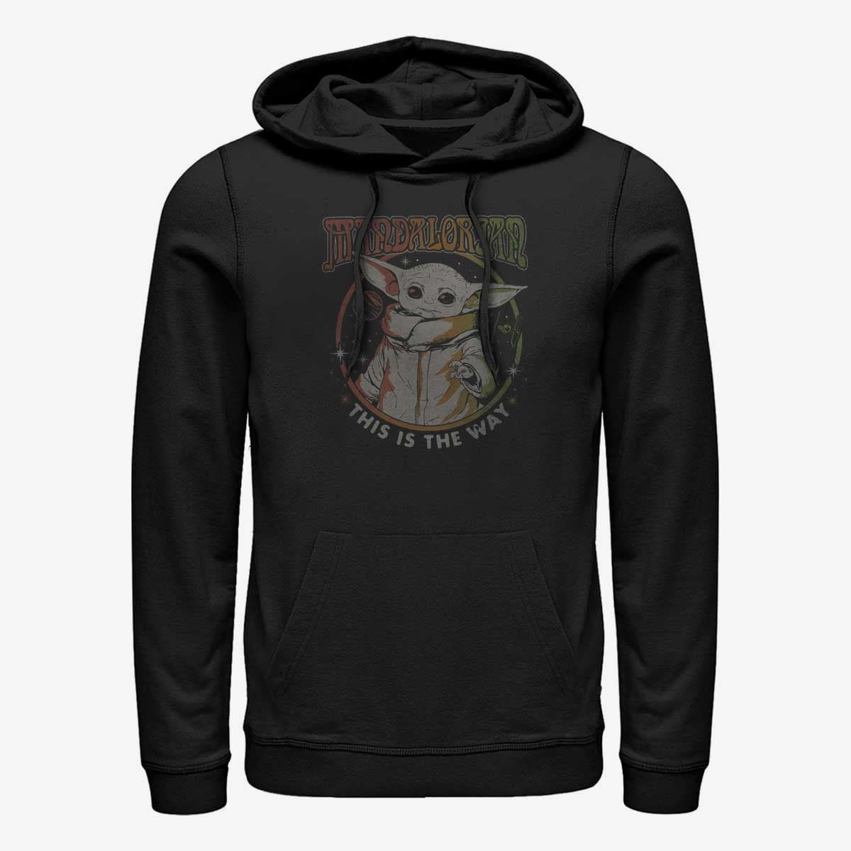 Суитчъри Merch Star Wars: Mandalorian - Mandalorian Bloom Unisex Hoodie Black