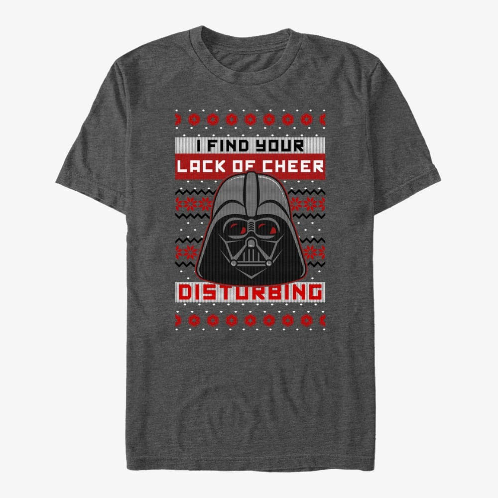 Тениски Merch Star Wars: Classic - Vader Classics Two Unisex T-Shirt Dark Heather Grey