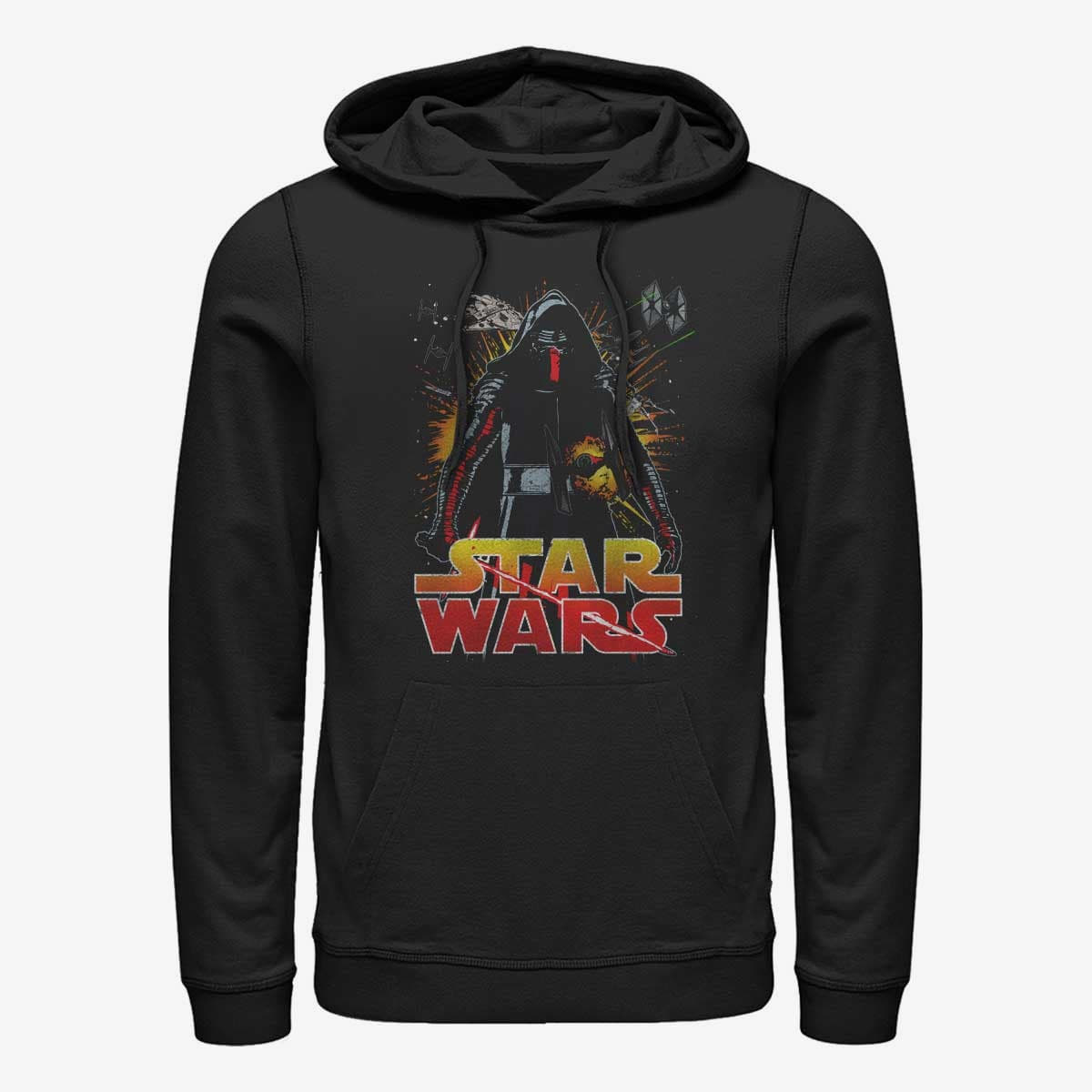 Суитчъри Merch Star Wars: Episode 7 - Emerging Threat Unisex Hoodie Black