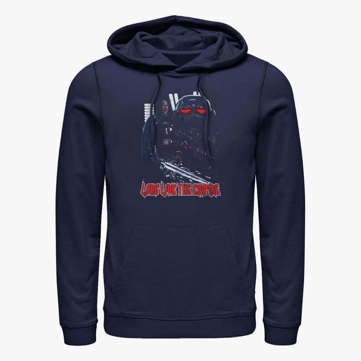 Dukserice Merch Star Wars: The Mandalorian - Darksaber Controller Unisex Hoodie Navy Blue