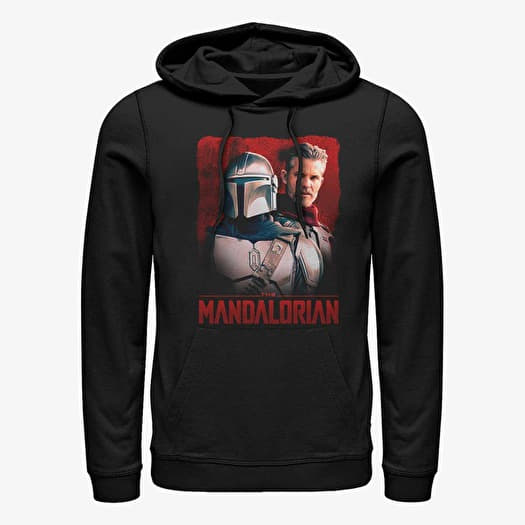 Sweatshirt Merch Star Wars: The Mandalorian - Mando and Cobb Unisex Hoodie Black