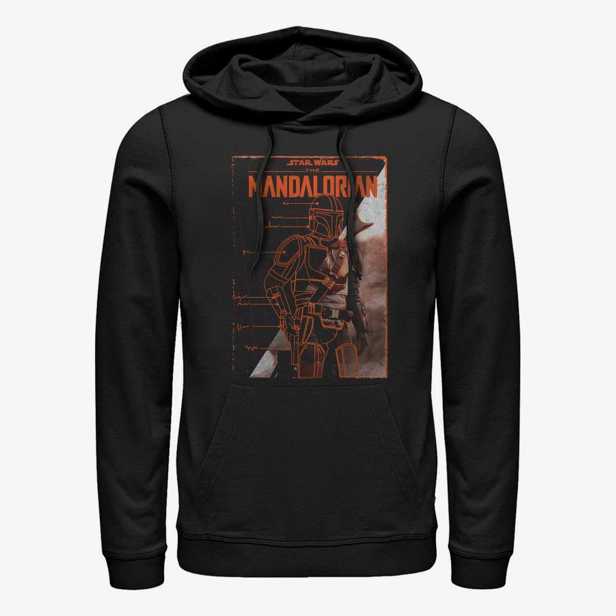 Суитчъри Merch Star Wars: Mandalorian - Gallery Poster Unisex Hoodie Black