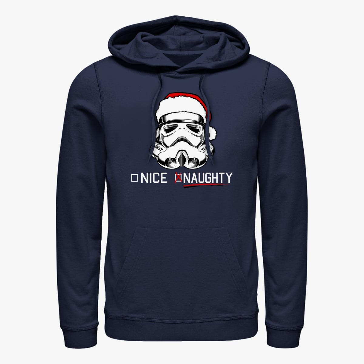 Суитчъри Merch Star Wars: Classic - Trooper List Unisex Hoodie Navy Blue