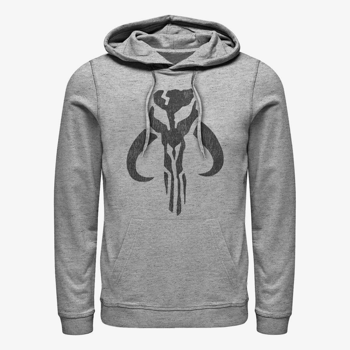 Суитчъри Merch Star Wars: Classic - Mando Symbol Unisex Hoodie Heather Grey
